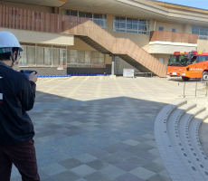 12/1草津市防災訓練でドローン飛行させて頂きました。