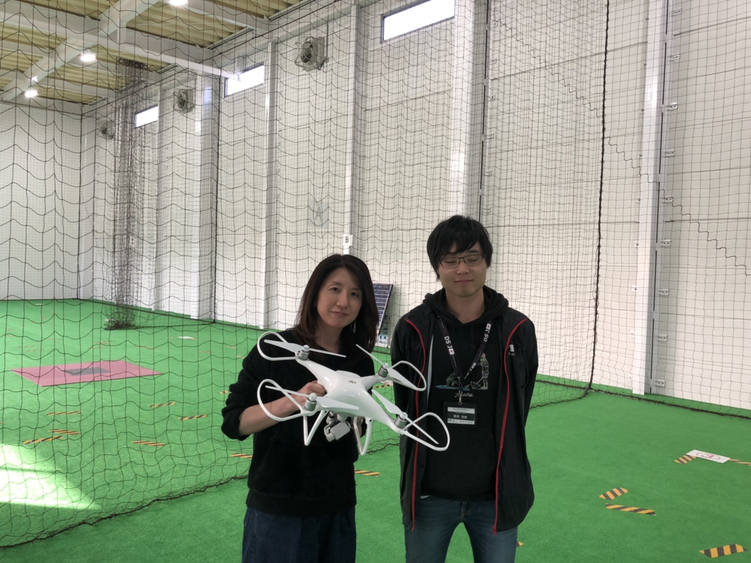 一昨日、フライトコースを修了なさいました。