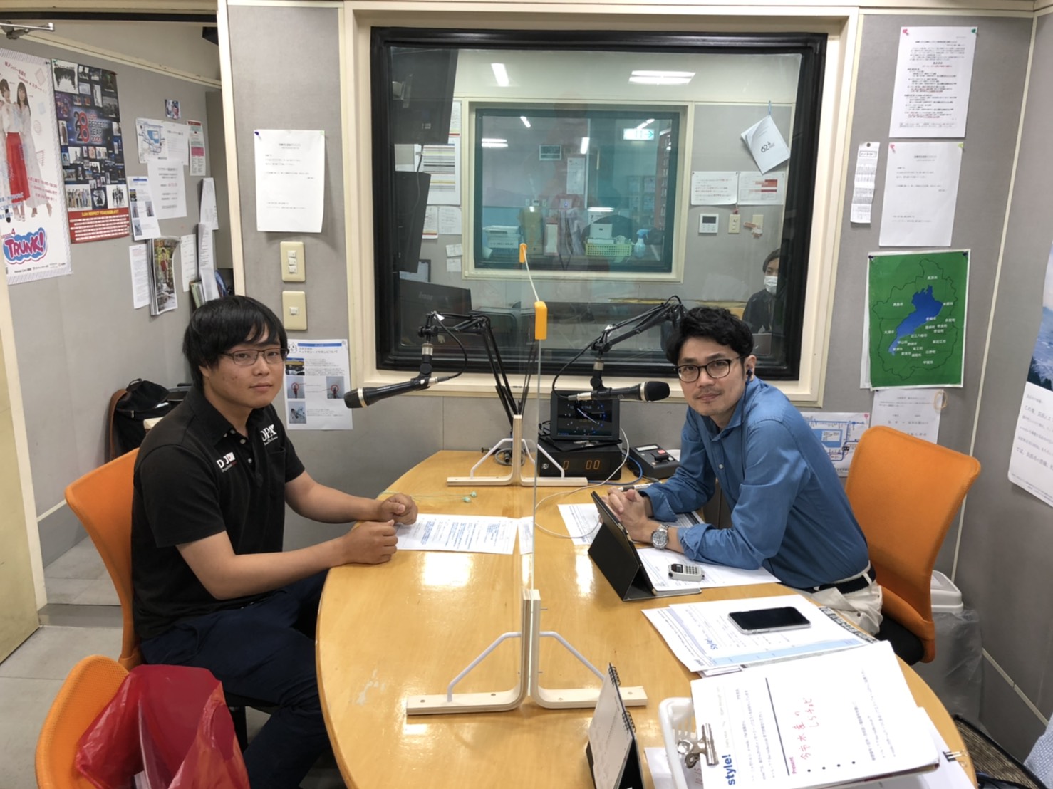 昨日FM滋賀にてラジオ出演させて頂きました。本校インストラクター国領です。