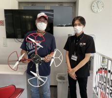 本日フライトコースを修了頂きました。