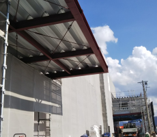 新社屋建設現場に久しぶりに行って参りました。
