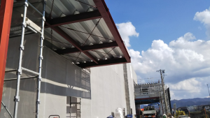 新社屋建設現場に久しぶりに行って参りました。