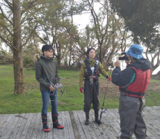 「釣り」の現場に赴き 撮影をさせていただきました。