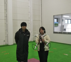 昨日、フライトコース修了の方です。