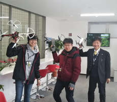 本日、フライトコースを修了なさいました。