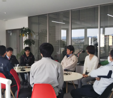 一般社団法人滋賀県建設業協会の方々が取材に来ていただきました。