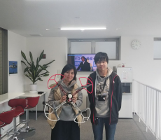 昨日フライトコースを修了なさいました。