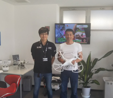 本日　フライトコースを修了なさいました。なんと奈良から。