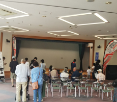 湖南市こうじ袋まちつくりセンター　ドローンデモフライト会　大盛況。