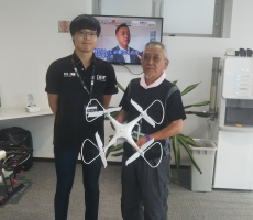 先週末フライトコースを修了なさいました。