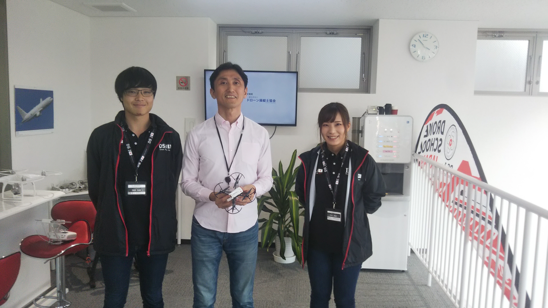 本日　フライトコースを修了なさいました。