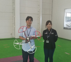 先週末　フライトコースを修了なさいました。