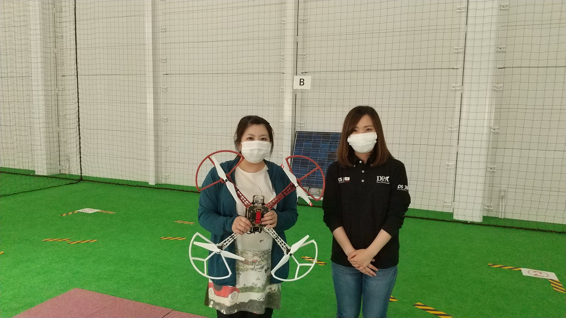 フライトコースを修了なさいました。