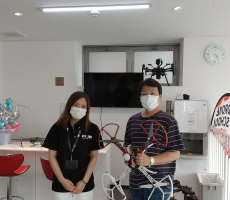本日フライトコースを修了なさいました。