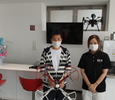 先日フライトコースを修了なさいました。素晴らしい。