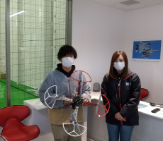 本日フライトコースを修了頂きました。今年最初の卒業生様。