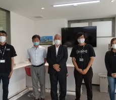 DPA(一般社団法人ドローン操縦士協会)の下里様がご来校頂きました。