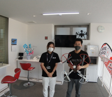 昨日フライトコースを修了なさいました。