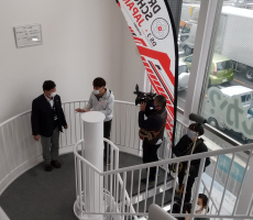 テレビの取材にお越し頂きました。2/8月曜日18時頃放送予定。あくまで予定。MBSのミントという番組の「ナゼトキ」というコーナー。