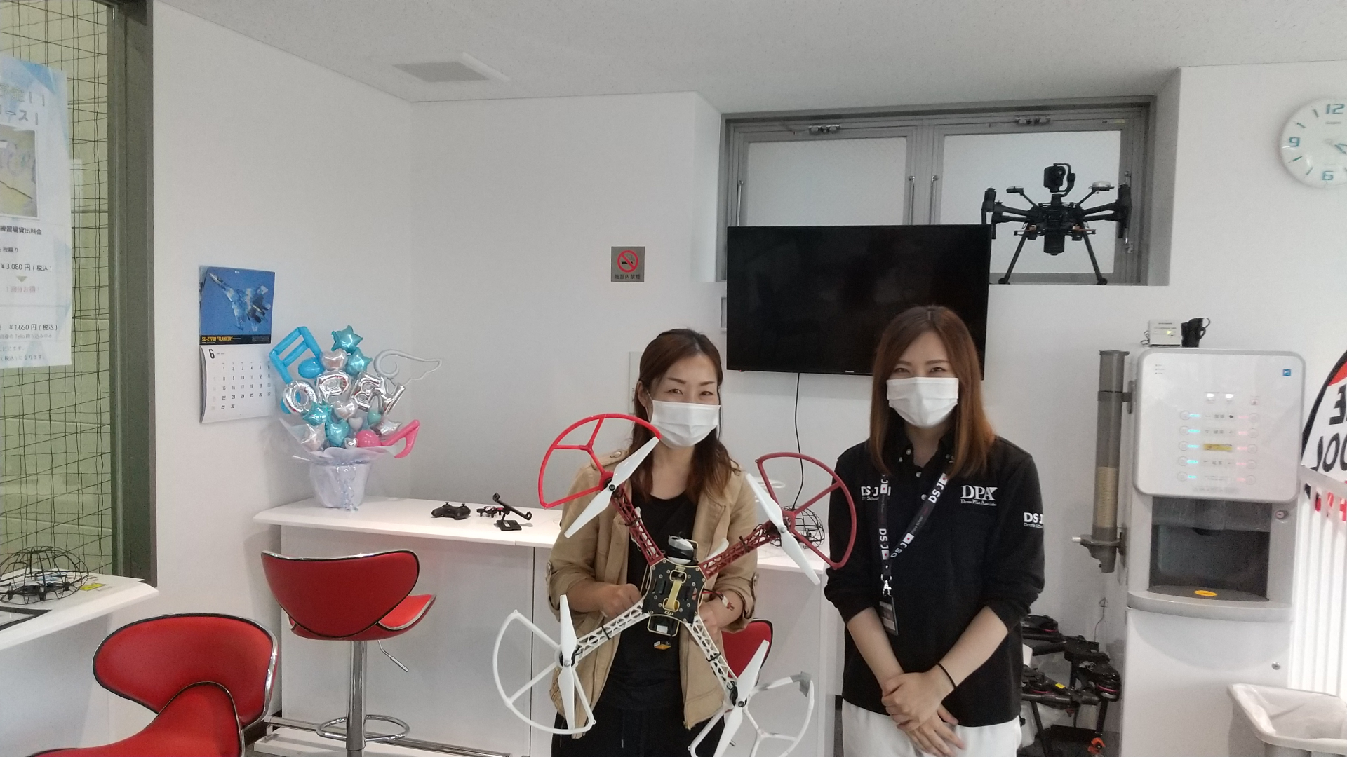 本日フライトコースを修了なさいました。