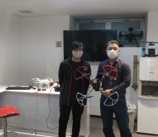 一昨日、フライトコースを修了なさいました。