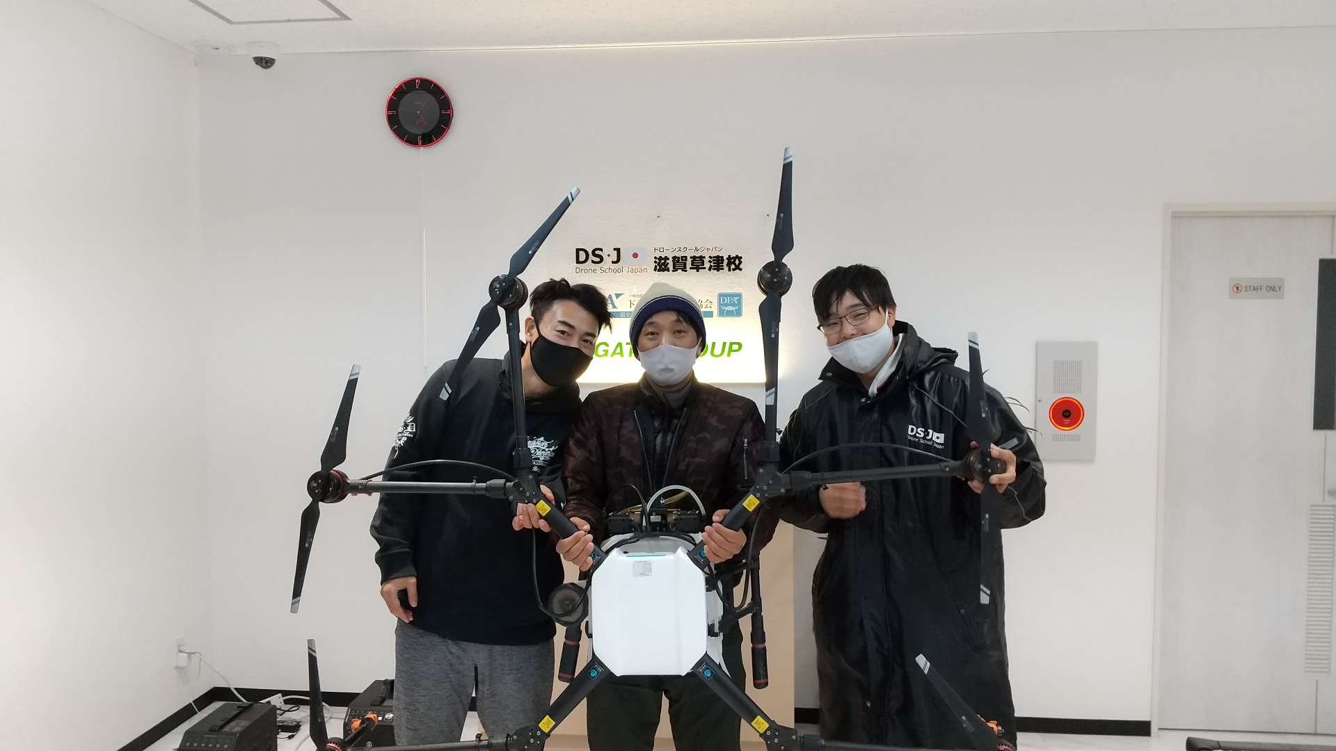 本日農業コースを修了なさいました。