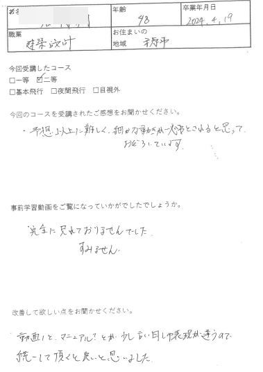 I様　48歳　米原（2024/4/19 二等）